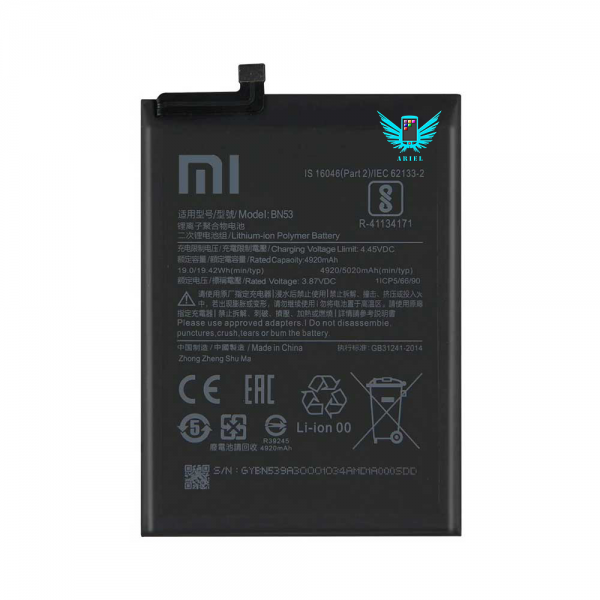 Battery Xiaomi BN52 Note 9 Pro - Note 10 - Note 10 Pro