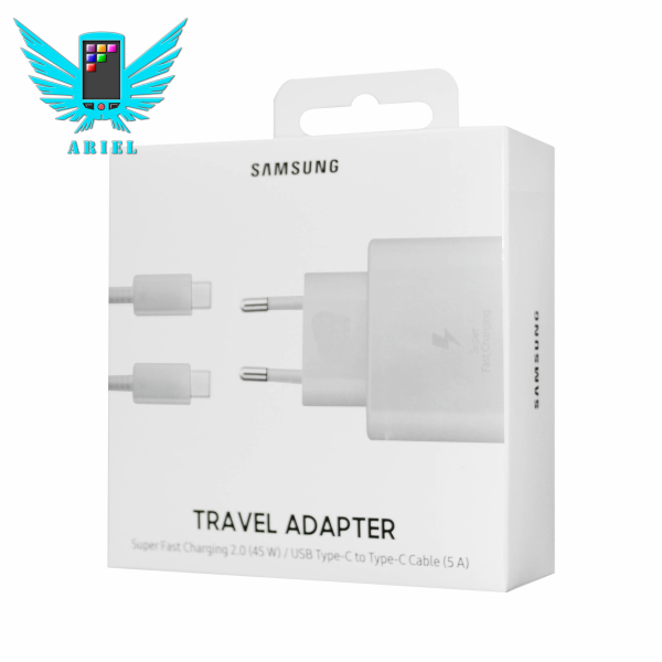 ADAPTOR 45W SAMSUNG WHITE CABLE TYPE C