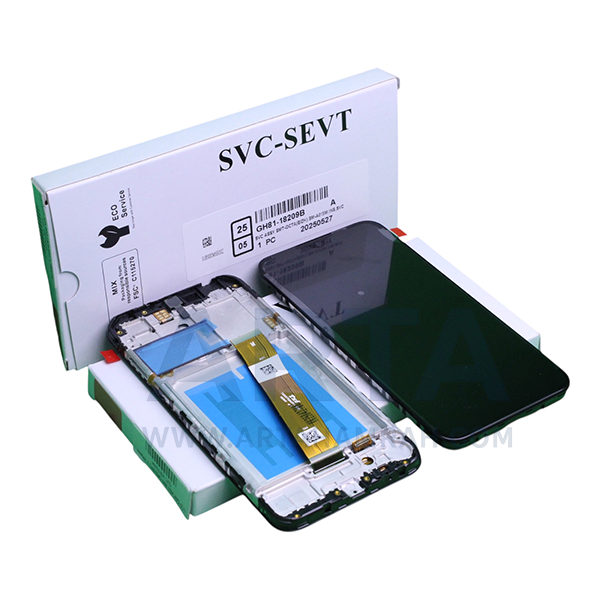 تاچ و ال سی دی سامسونگ سری A سرویس پک فریم دار مدل LCD SAM A01 BIG (A015 M) + FRAME SVC