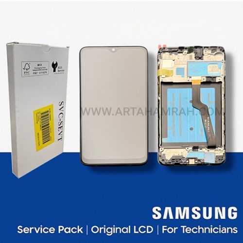 تاچ و ال سی دی سامسونگ سری A مدل LCD SAM A10 (A105) + FRAME SVC