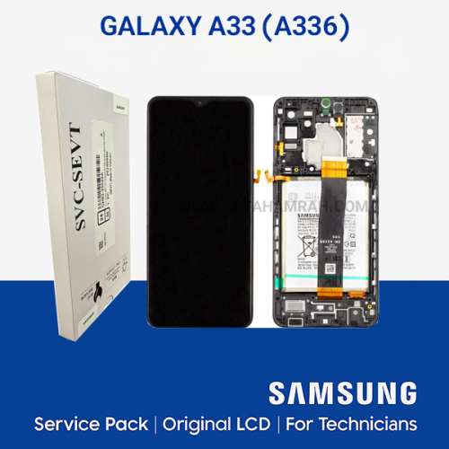 LCD SAM A33 5G (A336) + FRAME SVC BLUE