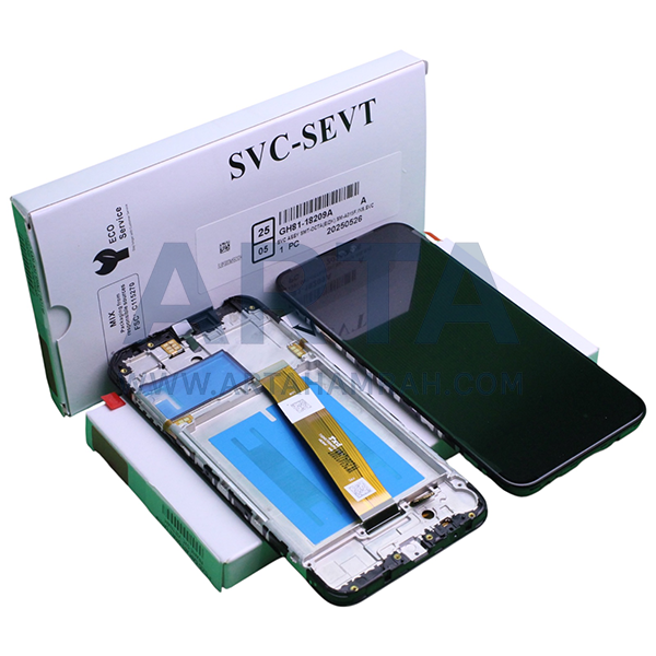 تاچ و ال سی دی سامسونگ سری A سرویس پک فریم دار مدل LCD SAM A01 SMALL (A015 F) + FRAME SVC