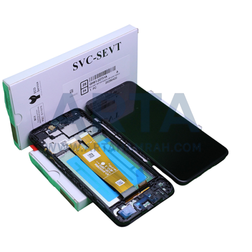 تاچ و ال سی دی سامسونگ سری A سرویس پک فریم دار مدل LCD SAM A04 (A045) + FRAME SVC
