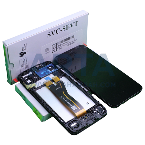 تاچ و ال سی دی سرویس پک سامسونگ مدل A14 4G SMALL (A145P) SVC+FRMAE