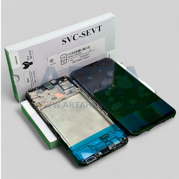 تاچ و ال سی دی سامسونگ سری A سرویس پک فریم دار مدل LCD SAM A15 (A155) + FRAME SVC