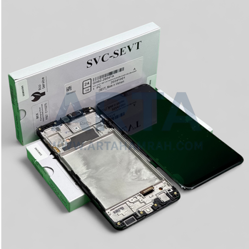 تاچ و ال سی دی سامسونگ سری A سرویس پک فریم دار مدل LCD SAM A22 4G (A225) + FRAME SVC