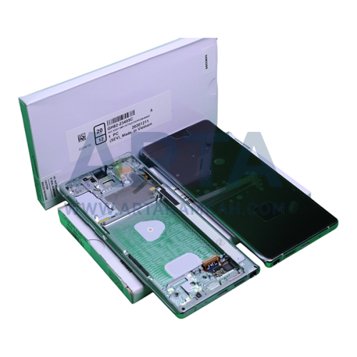 تاچ و ال سی دی سرویس پک فریم دار سامسونگ سری NOTE مدل LCD SAM NOTE 20 (N981) + FRAME SVC GREEN