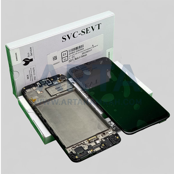 تاچ و ال سی دی سامسونگ سری M سرویس پک فریم دار مدل LCD SAM M32 (M325) + FRAME SVC BLACK