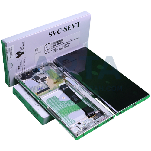 تاچ و ال سی دی سرویس پک فریم دار سامسونگ سری NOTE مدل LCD SAM NOTE 20 ULTRA (N985) + FRAME SVC WHITE