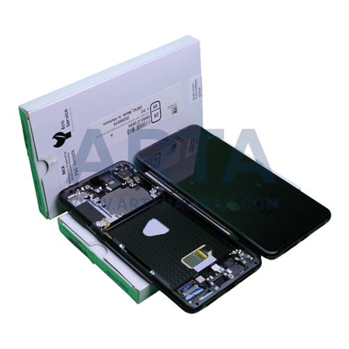 تاچ و ال سی دی سرویس پک فریم دار سامسونگ سری S مدل LCD SAM S21 PLUS (G996) + FRAME SVC BLACK