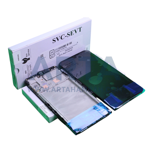 تاچ و ال سی دی سامسونگ سری A سرویس پک فریم دار  مدل LCD SAM A24 (A245) + FRAME SVC BLUE