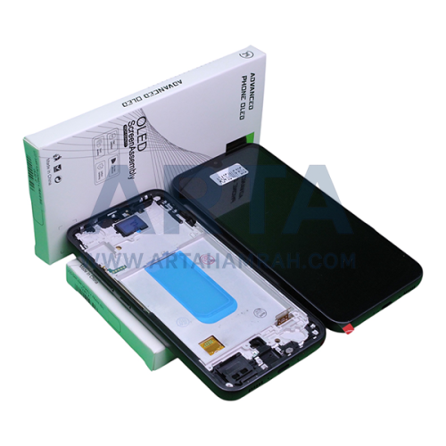 تاچ و ال سی دی اولد فریم دار سامسونگ مدل LCD SAM A34 (A346) + FRAME BIG OLED JC