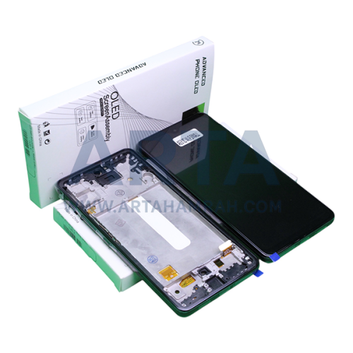 تاچ و ال سی دی اولد فریم دار سامسونگ مدل LCD SAM A53 (A536) + FRAME SMALL OLED JC