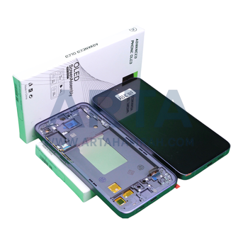تاچ و ال سی دی اولد فریم دار سامسونگ مدل LCD SAM A55 (A556) + FRAME BIG OLED JC