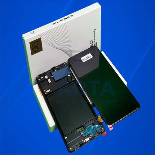 تاچ و ال سی دی اولد فریم دار سامسونگ مدل LCD SAM A71 (A715) + FRAME BIG OLED JC