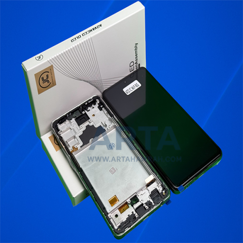 تاچ و ال سی دی اولد فریم دار سامسونگ مدل LCD SAM A72 (A725) + FRAME BIG OLED JC