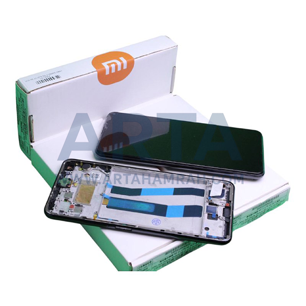 تاچ ال سی دی سرویس پک شیایومی با فریم LCD MI 11 LITE 5G+FRAME GRAY SVC