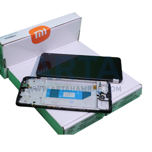 تاچ ال سی دی سرویس پک شیایومی با فریم LCD REDMI NOTE 14 4G + FRAME SVC PACK