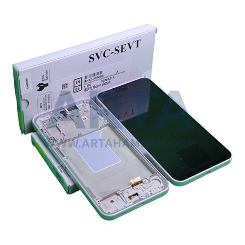 تاچ و ال سی دی سامسونگ اسمبل مدل LCD SAM A26 (A266) + FRAME WHITE ASSEMBLE