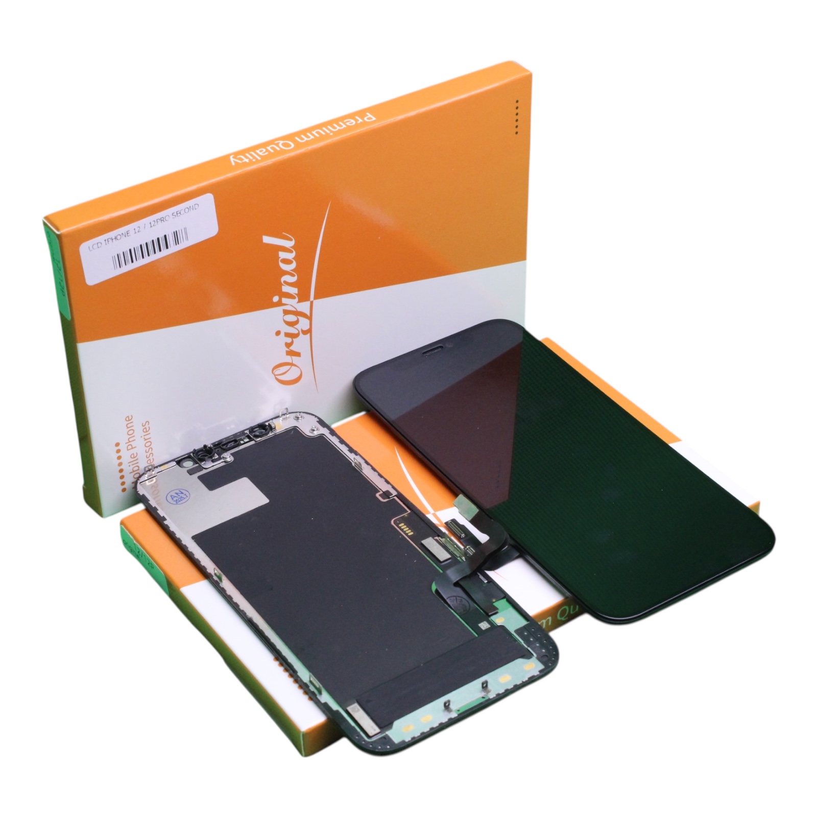 تاچ و ال سی دی آیفون روکاری مدل LCD IPHONE 12/12PRO SECOND