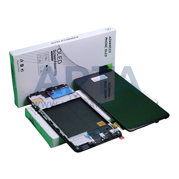 تاچ و ال سی دی سامسونگ اولد مدل LCD SAM A51 (A515) + FRAME BIG OLED JC