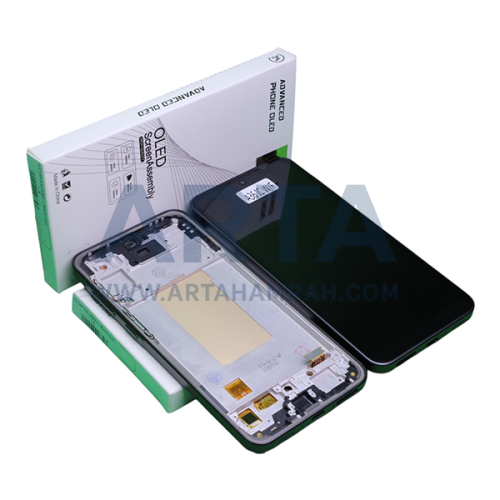 تاچ و ال سی دی سامسونگ اولد مدل LCD SAM A36 (A366) + FRAME BIG OLED JC