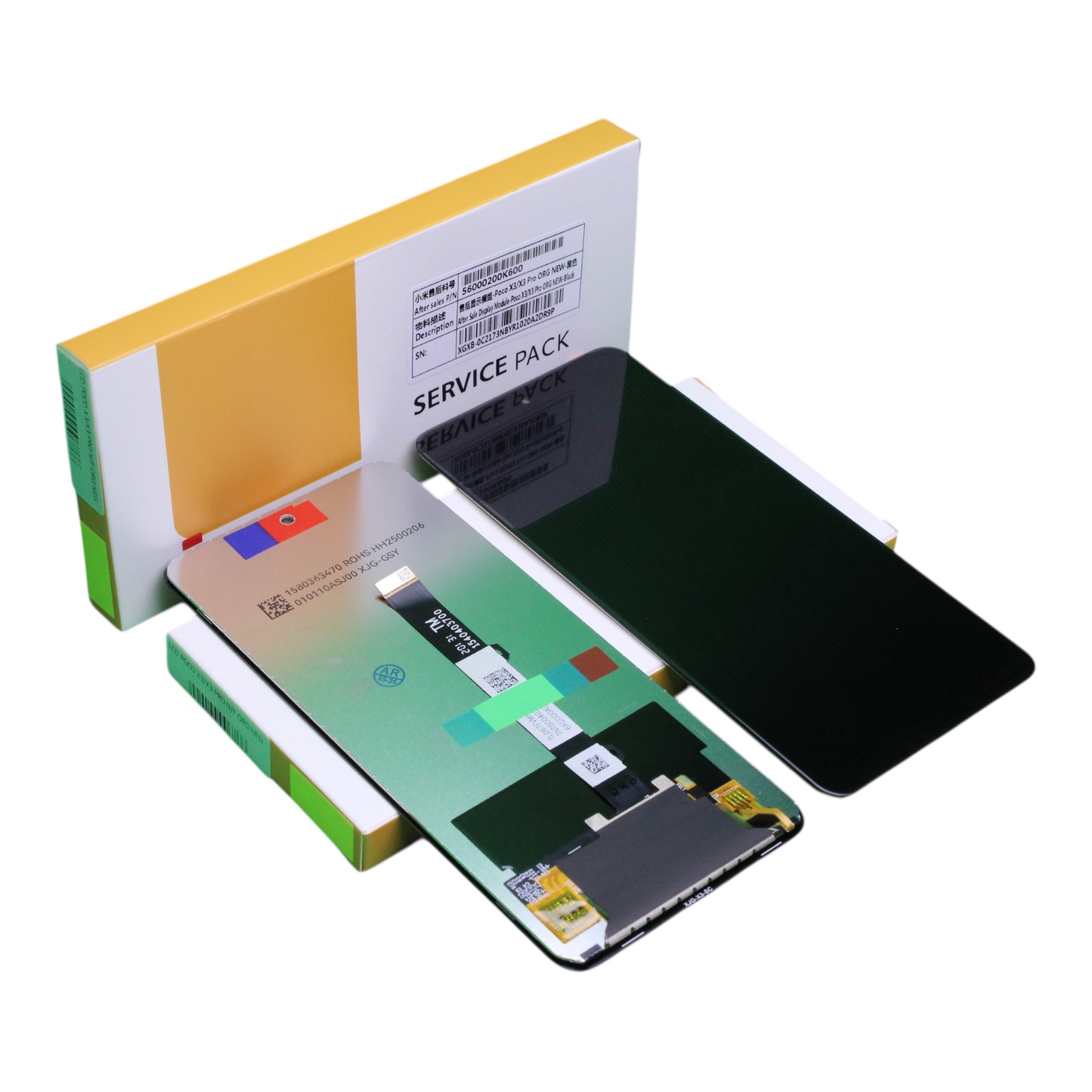 تاچ و ال سی دی شیاومی اورجینال نیو مدل بدون فریم LCD POCO X3/X3 PRO N/F ORG NEW