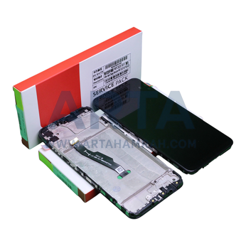تاچ و ال سی دی هواوی سرویس پک با فریم LCD HUAWEI Y6P 2020+ FRAME SVC