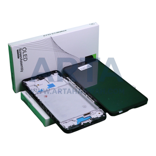 تاچ و ال سی دی سامسونگ اولد مدل LCD SAM A16 4G (A165) + FRAME BIG OLED JC