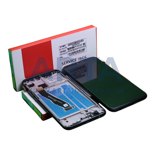 تاچ و ال سی دی هواوی سرویس پک با فریم LCD HW Y9 2019 + FRAME SVC