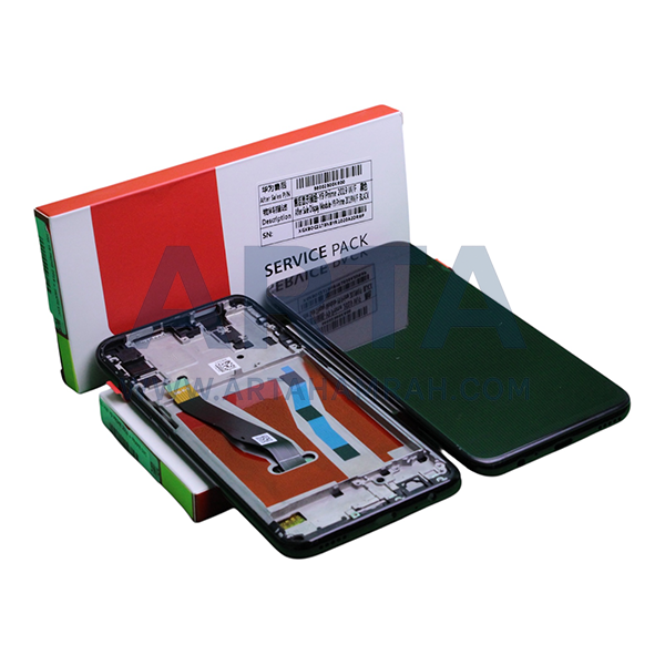 تاچ و ال سی دی هواوی سرویس پک با فریم LCD HW Y9 PRIME 2019 + FRAME SVC