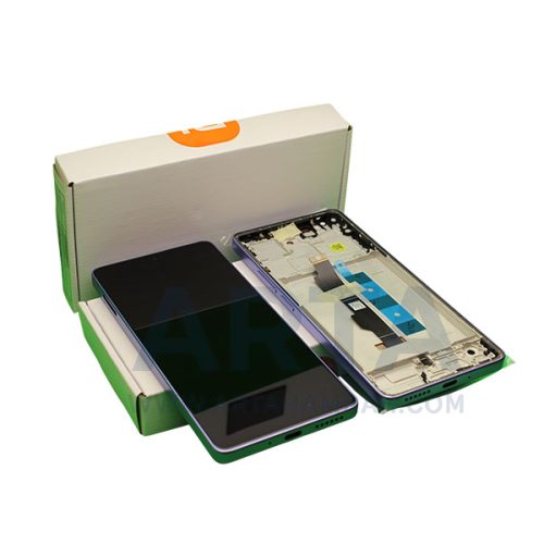 تاچ و ال سی دی شیائومی سرویس پک دوبی مدل LCD NOTE 13 PRO 4G/M6 PRO 4G +FRAME PURPLE SVC PACK DUBAI