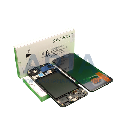 تاچ ال سی دی سامسونگ مدل LCD SAM A20 (A205)+FRAME ORGINAL NEW