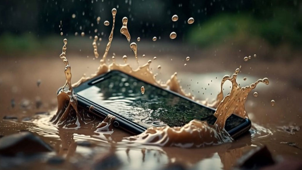 آشنایی با مشکلات تاچ ال سی دی گوشی که در آب افتاده است!