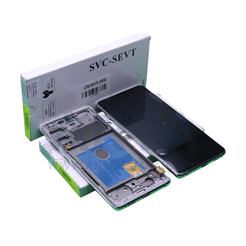 تاچ ال سی دی سامسونگ S20 FE (G780) اسمبل LCD SAM S20 FE (G780) + FRAME WHITE ASSEMBLE