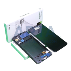 تاچ و ال سی دی اولد فریم دار سامسونگ مدل LCD SAM A30S (A307) + FRAME BIG OLED JC