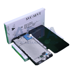 تاچ و ال سی دی سامسونگ اسمبل مدل LCD SAM A31 (A315)+FRAME BLACK ASSEMBLE