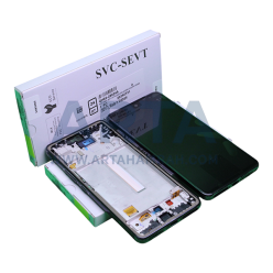 تاچ و ال سی دی سامسونگ اسمبل مدل LCD SAM A53 (A536)+FRAME BLACK ASSEMBLE