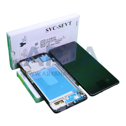 تاچ و ال سی دی سامسونگ اسمبل مدل LCD SAM M54 (M546) + FRAME BLACK ASSEMBLE