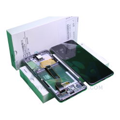 تاچ و ال سی دی سرویس پک فریم دار سامسونگ سری S مدل LCD SAM S20 PLUS (G985) + FRAME SVC GRAY