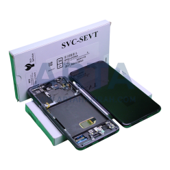 تاچ و ال سی دی سرویس پک فریم دار سامسونگ سری S مدل LCD SAM S21 (G991) + FRAME SVC GRAY