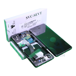 تاچ و ال سی دی سرویس پک فریم دار سامسونگ سری S مدل LCD SAM S21 ULTRA (G998) + FRAME SVC BLACK