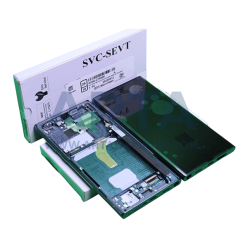 تاچ و ال سی دی سرویس پک فریم دار سامسونگ سری S مدل LCD SAM S22 ULTRA (S908) + FRAME SVC GREEN