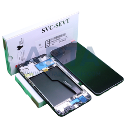 تاچ و ال سی دی سامسونگ سری A سرویس پک فریم دار مدل LCD SAM A10 (A105) + FRAME SVC