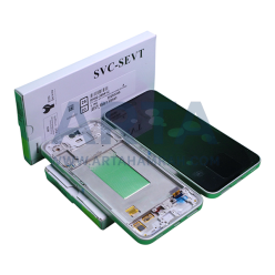 تاچ و ال سی دی سامسونگ اسمبل مدل LCD SAM A36 (A366) + FRAME GREEN ASSEMBLE