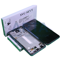 تاچ و ال سی دی سامسونگ سری A سرویس پک فریم دار مدل LCD SAM A52 (A525/A528) + FRAME SVC BLUE