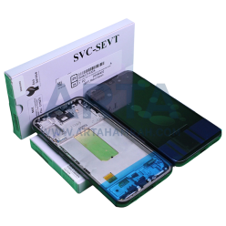 تاچ و ال سی دی سامسونگ سری A سرویس پک فریم دار مدل LCD SAM A54 (A546) + FRAME SVC BLACK