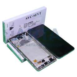 تاچ و ال سی دی سامسونگ سری A سرویس پک فریم دار مدل LCD SAM A72 (A725) + FRAME SVC WHITE