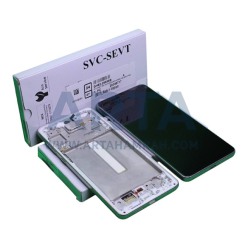 تاچ و ال سی دی سامسونگ سری A سرویس پک فریم دار مدل LCD SAM A73 (A736) + FRAME SVC WHITE