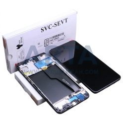 تاچ و ال سی دی سامسونگ سری A سرویس پک فریم دار مدل LCD SAM A10 (A105) + FRAME SVC